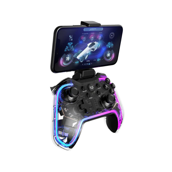 Foto 3 pulgar | Gamepad Balam Rush Control Bt 5.0 Android Pc N-switch Ps4 Ps3 G595 Color Transparente