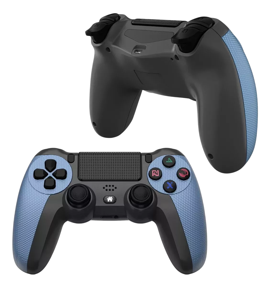 Control Inalámbrico Mando Compatible Con Para Play Station 4 Azul Negro