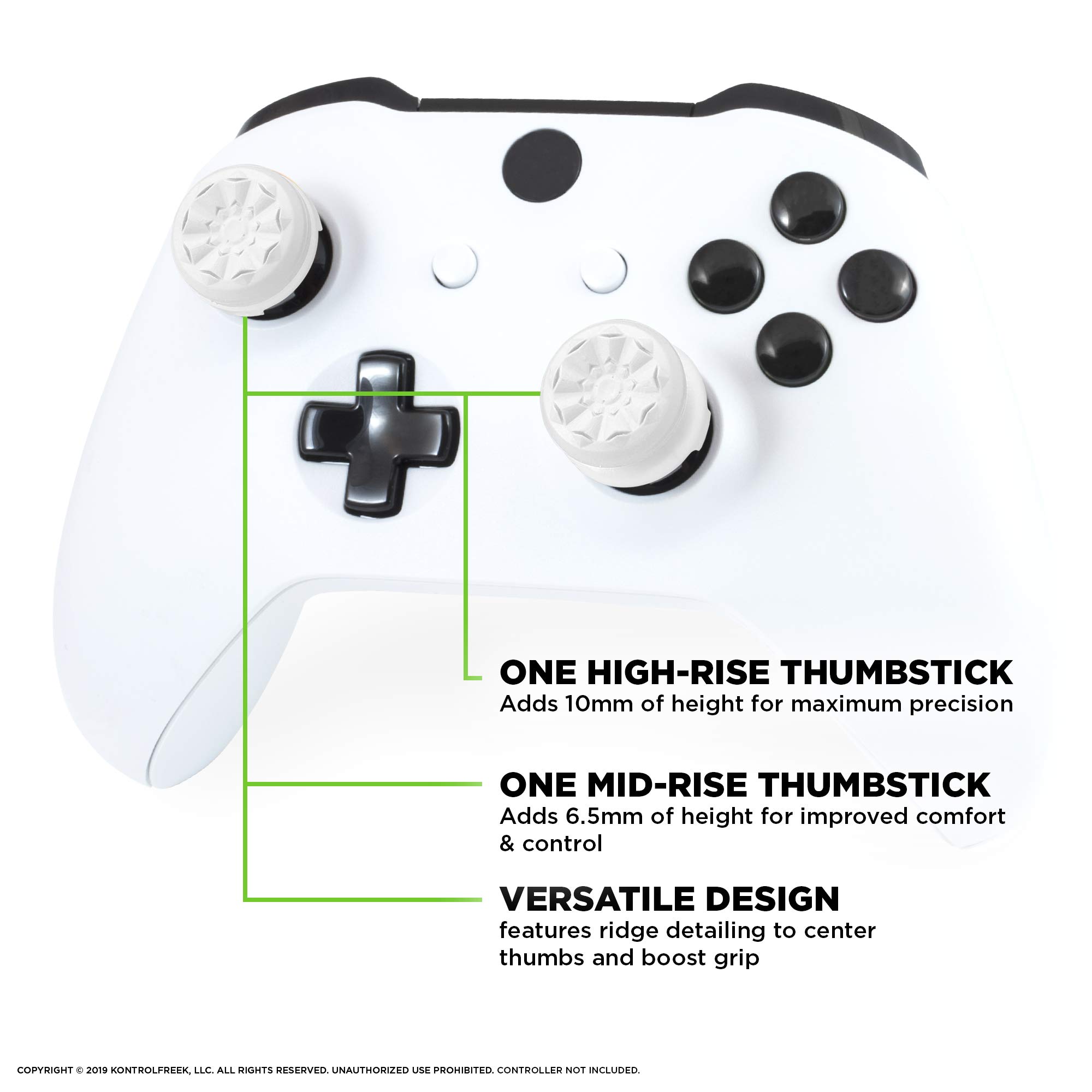 Foto 5 pulgar | Palancas Kontrolfreek Fps Freek Galaxy White Xbox One/xbox Series X - Venta Internacional.