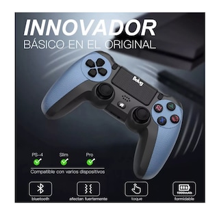 Foto 2 | Control Inalámbrico Belug Mando Compatible Con Para Play Station 4 Azul Negro