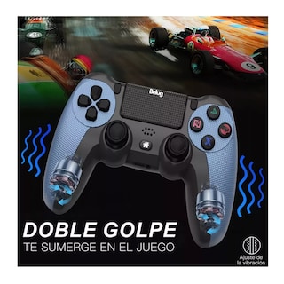 Foto 4 | Control Inalámbrico Belug Mando Compatible Con Para Play Station 4 Azul Negro