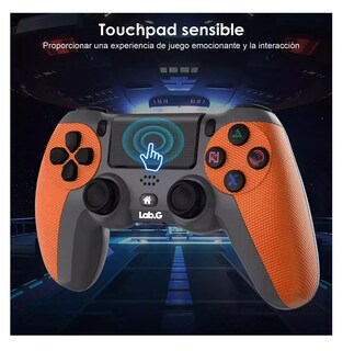 Foto 5 | Control Inalámbrico Lab.g Mando Compatible Con Para Play Station 4 Naranja Negro