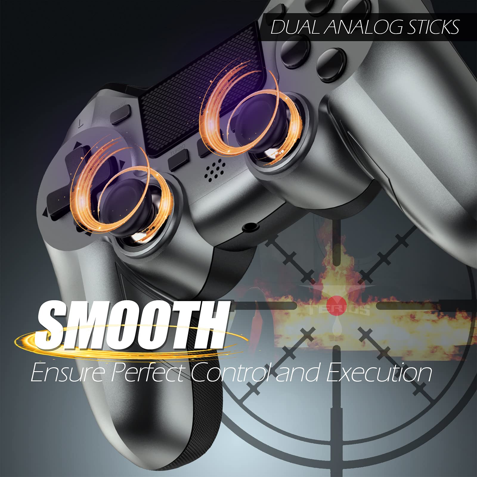 Foto 4 pulgar | Controlador De Juegos Terios Pro Wireless Para Ps4 Pro/slim, Pc - Venta Internacional.