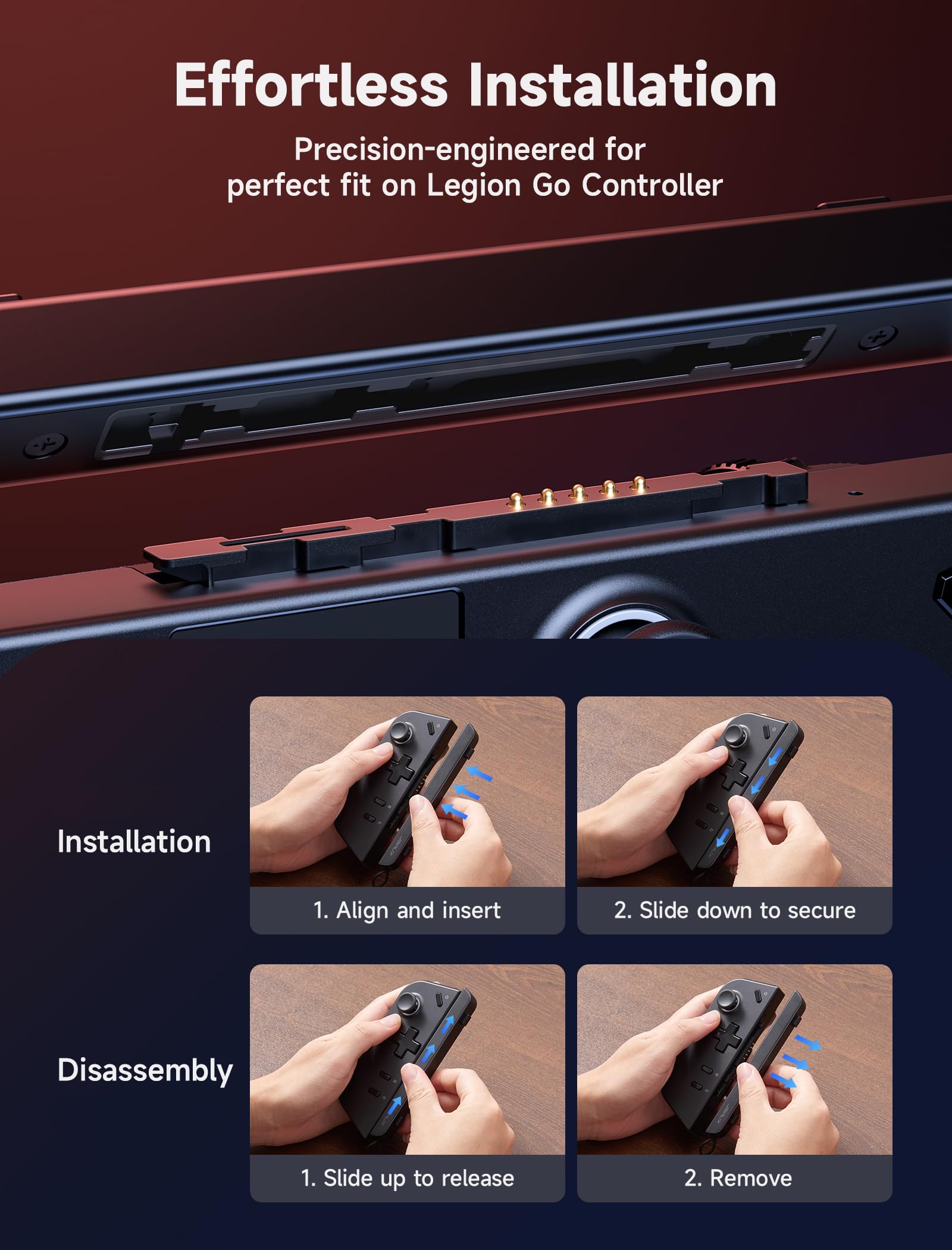 Foto 7 | Kit De Correas De Mango Jsaux Para Controlador Legion Go, Juego De 2 Piezas - Venta Internacional.