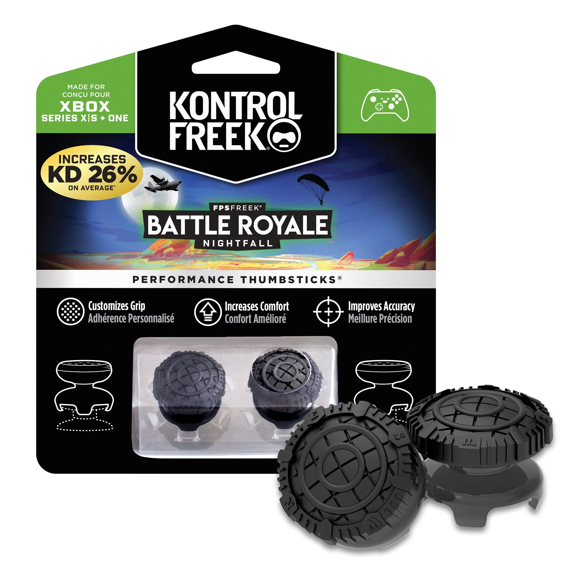 Palancas De Rendimiento Kontrolfreek Fps Freek Battle Royale Nightfall Xbox One/xbox Series X - Venta Internacional.