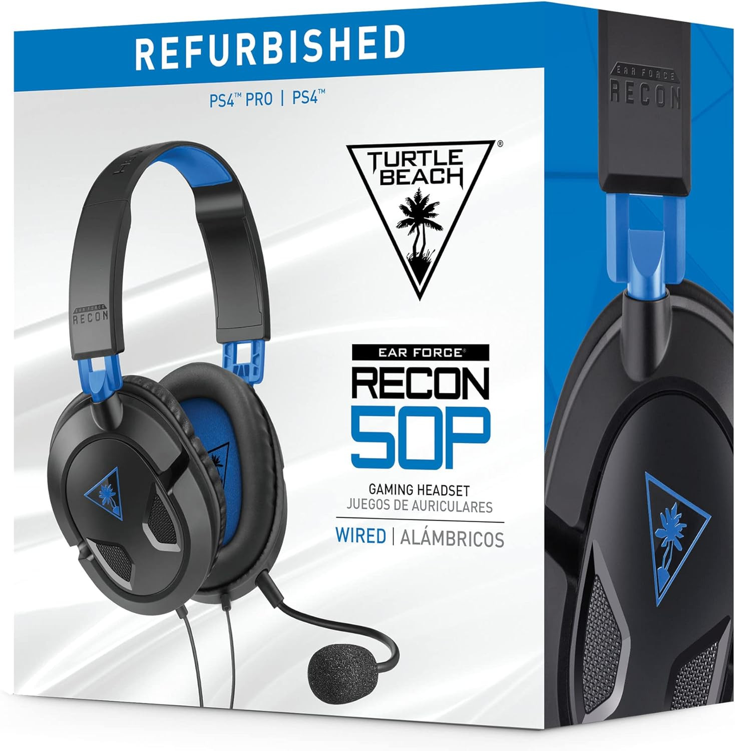 Foto 1 | Audífonos Turtle Beach Recon 50 Black PS4 Reacondicionado