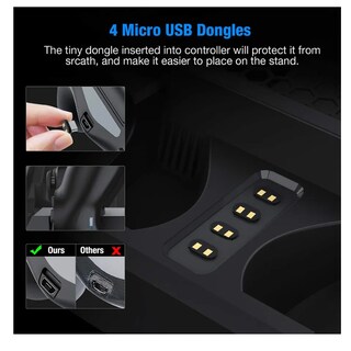 Foto 4 | Base Vertical Enfriadora Cargador Controles Ps4 Slim Y Pro