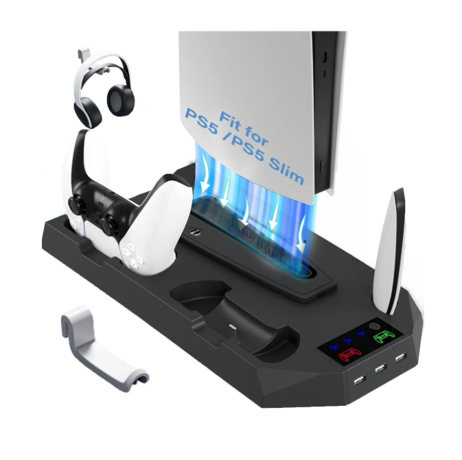 Foto 1 | Soporte De Cargador Cooler Controller Para Ps5/ps5 Slim
