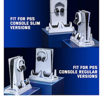Foto 4 | Soporte De Cargador Cooler Controller Para Ps5/ps5 Slim