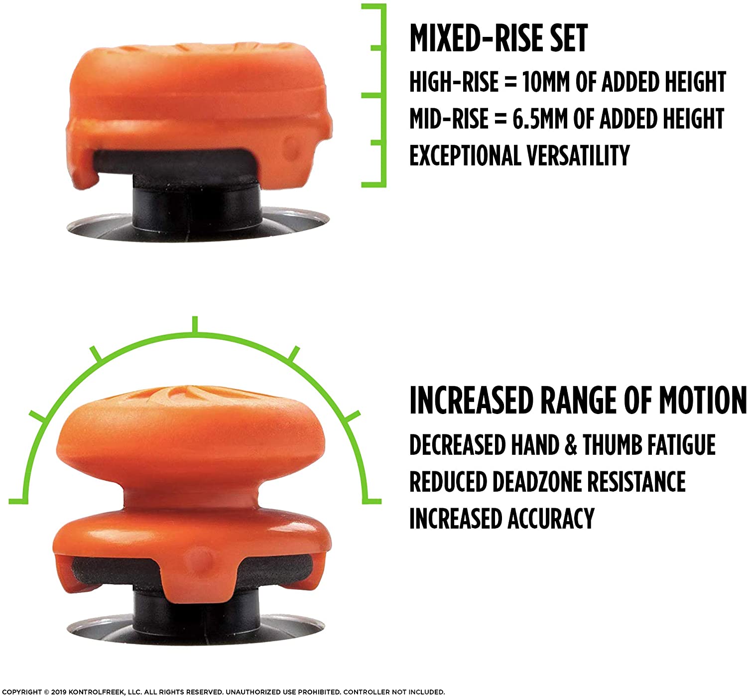 Foto 5 pulgar | Joystick Kontrolfreek Vortex Naranja para Ps5 y Ps4