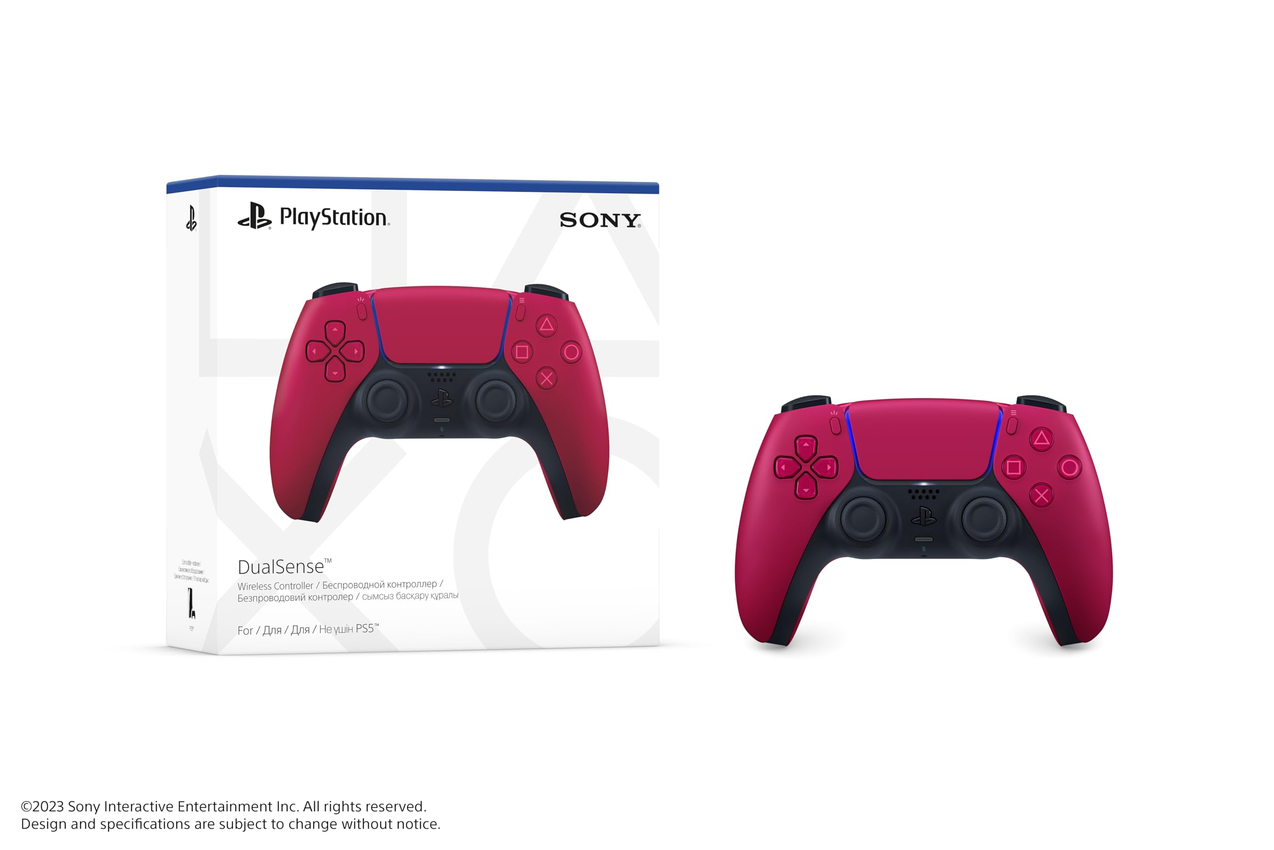 Foto 1 | Mando Inalámbrico Playstation Dualsense Cosmic Red - Venta Internacional.