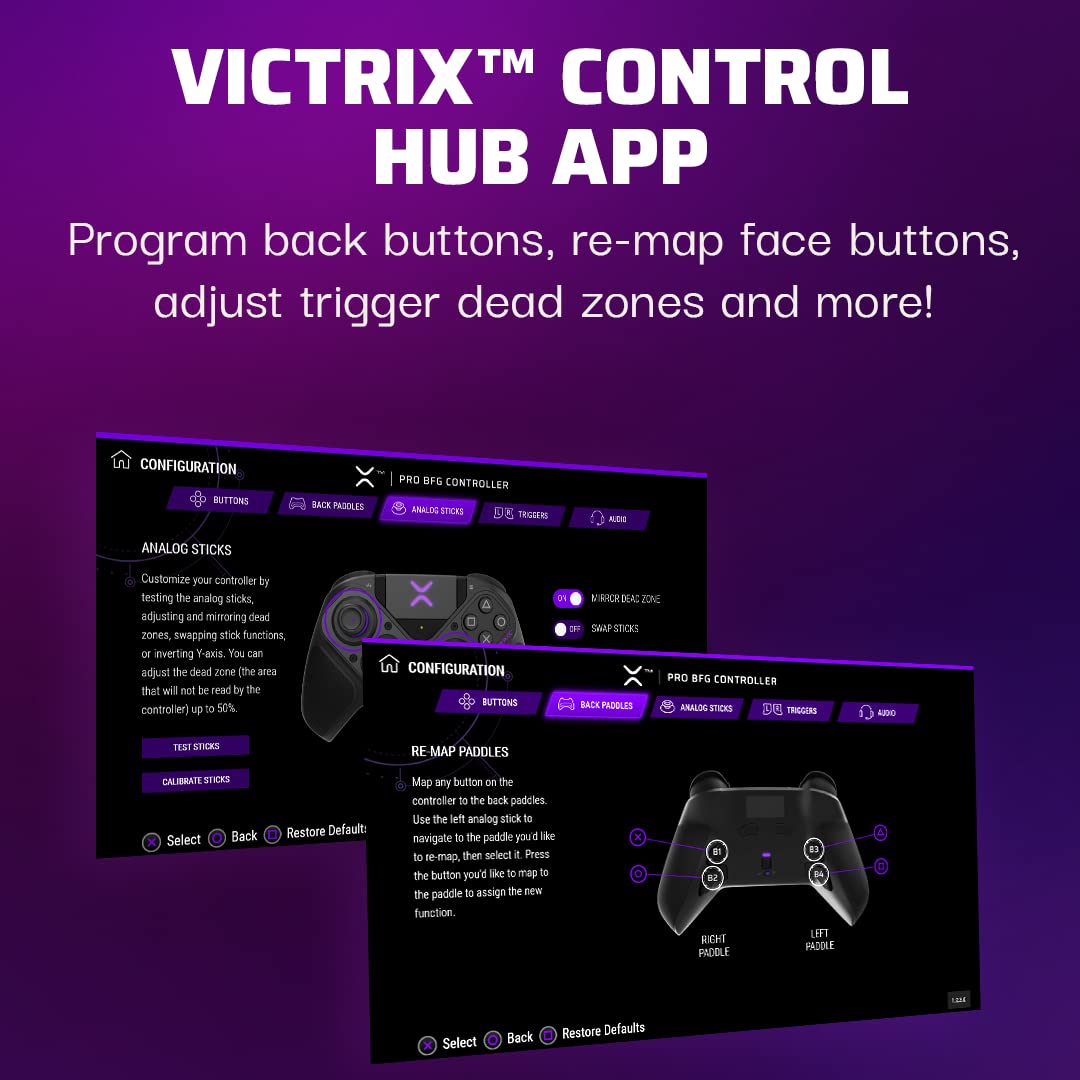 Foto 3 | Controlador De Juegos Pdp Victrix Pro Bfg Inalámbrico Para Ps5/ps4/pc - Venta Internacional.