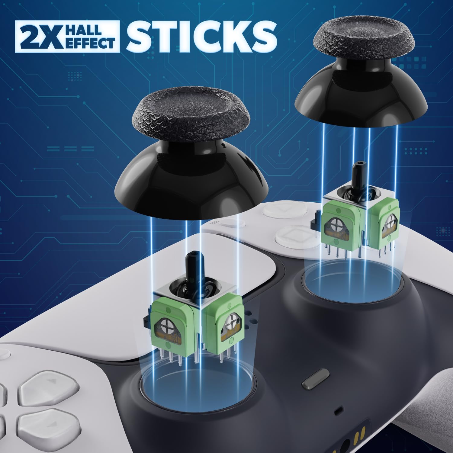 Foto 3 pulgar | Paquete De 2 Piezas De Repuesto De Joystick Para Sony Playstation 5 Dualsense - Venta Internacional.