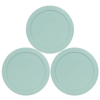 Foto 1 | Tapa De Almacenamiento De Alimentos Pyrex 7201-pc, 950 Ml, Muddy Aqua, Paquete De 3 - Venta Internacional.