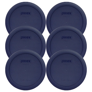 Foto 1 | Tapa De Almacenamiento De Alimentos Pyrex 7201-pc, 4 Tazas, Plástico Azul Marino, X6 - Venta Internacional.