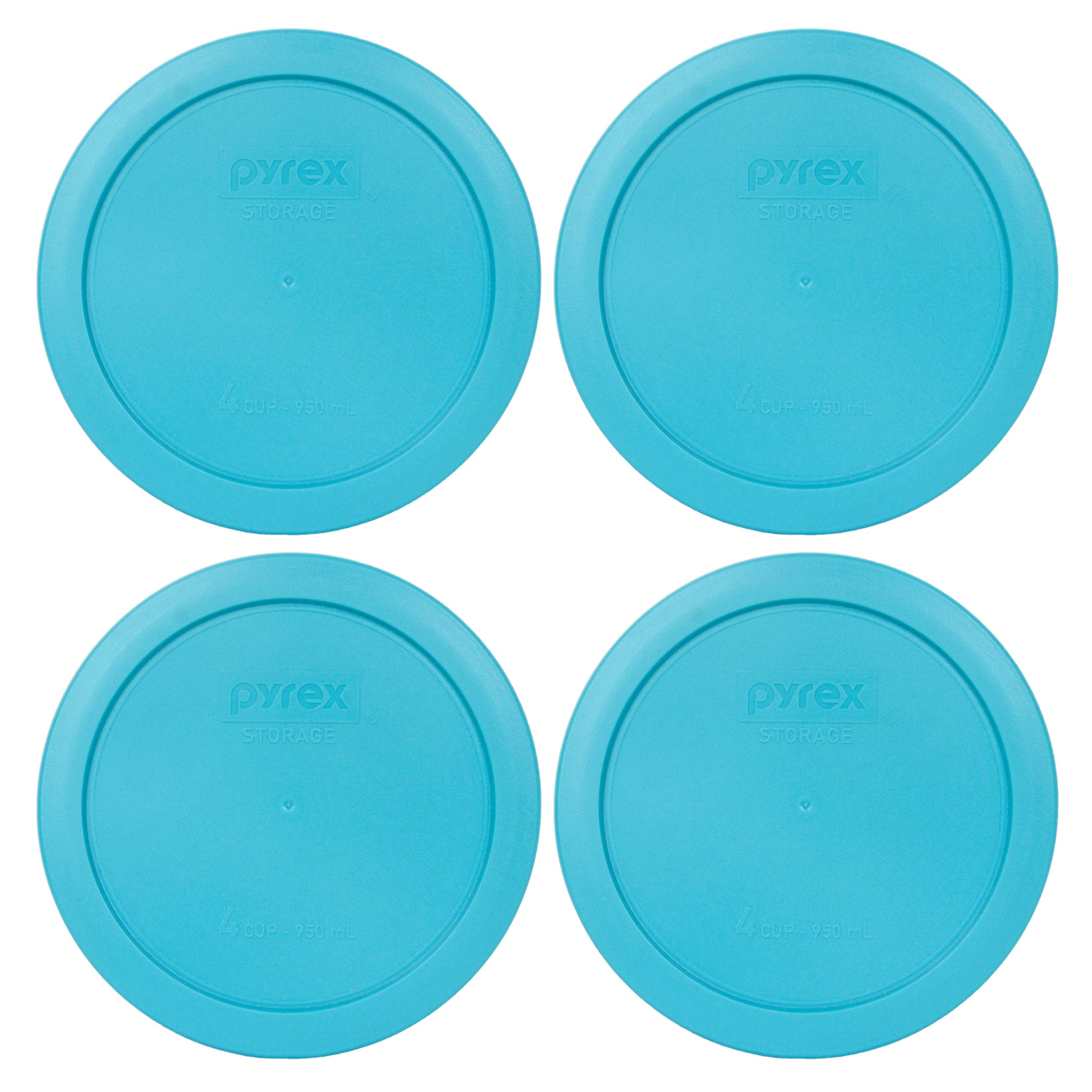 Foto 2 pulgar | Tapa De Almacenamiento De Alimentos Pyrex 7201-pc, 950 Ml, Para Cuencos De 4 Tazas, Paquete De 4 - Venta Internacional.
