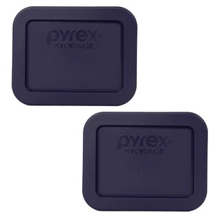 Foto 1 | Tapa De Almacenamiento De Alimentos Pyrex 7213-pc, 450 Ml, Plástico Azul Oscuro, X2 - Venta Internacional.