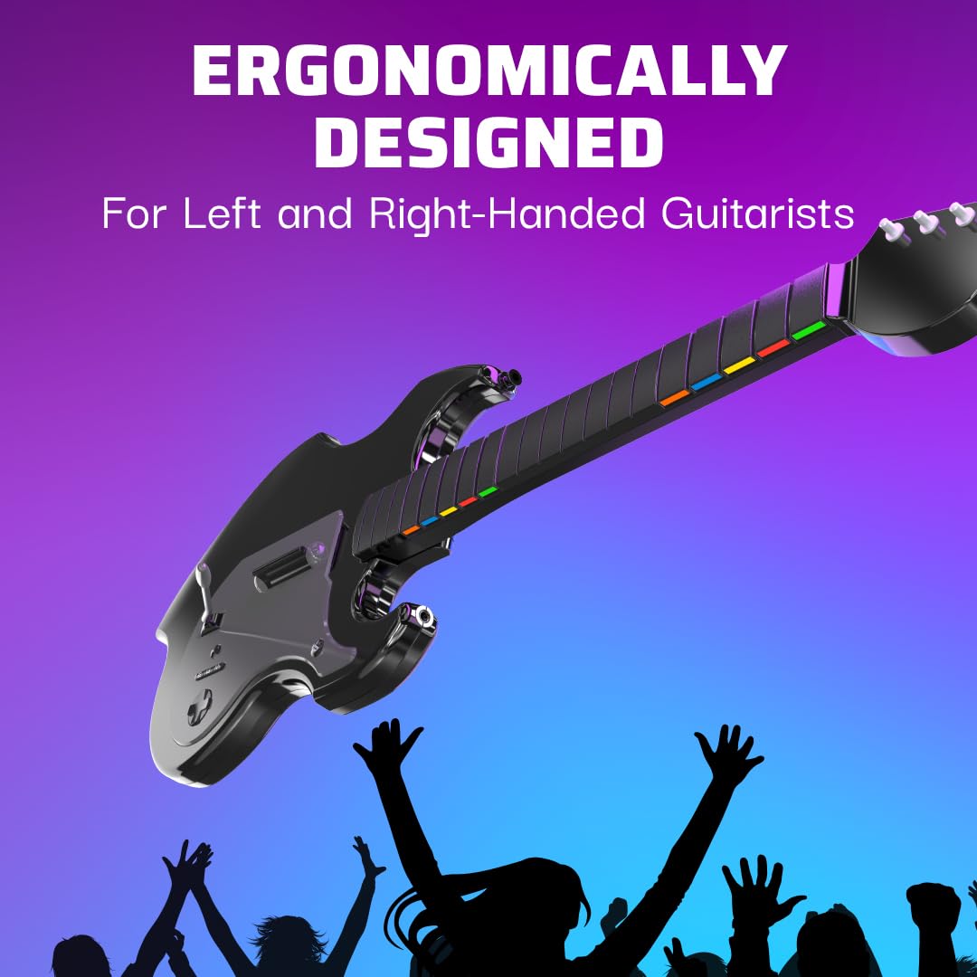 Foto 4 pulgar | Controlador De Guitarra Inalámbrico Pdp Riffmaster Para Ps5/ps4 - Negro - Venta Internacional.