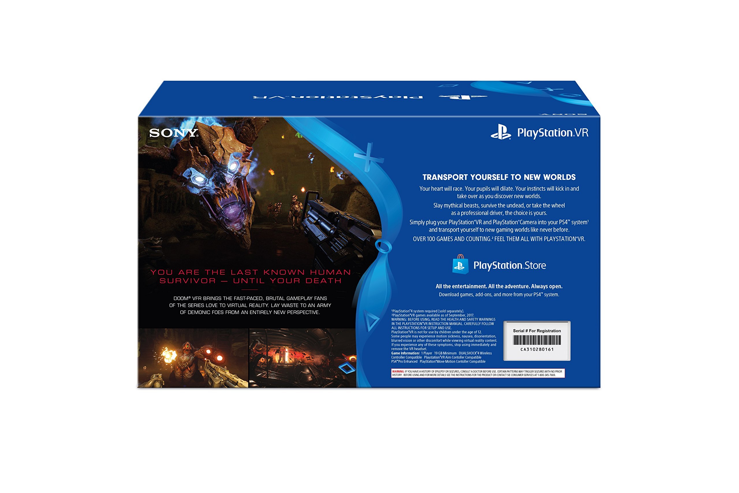 Foto 3 | Auriculares De Realidad Virtual Reacondicionados Sony Playstation Vr Doom Vfr - Venta Internacional.