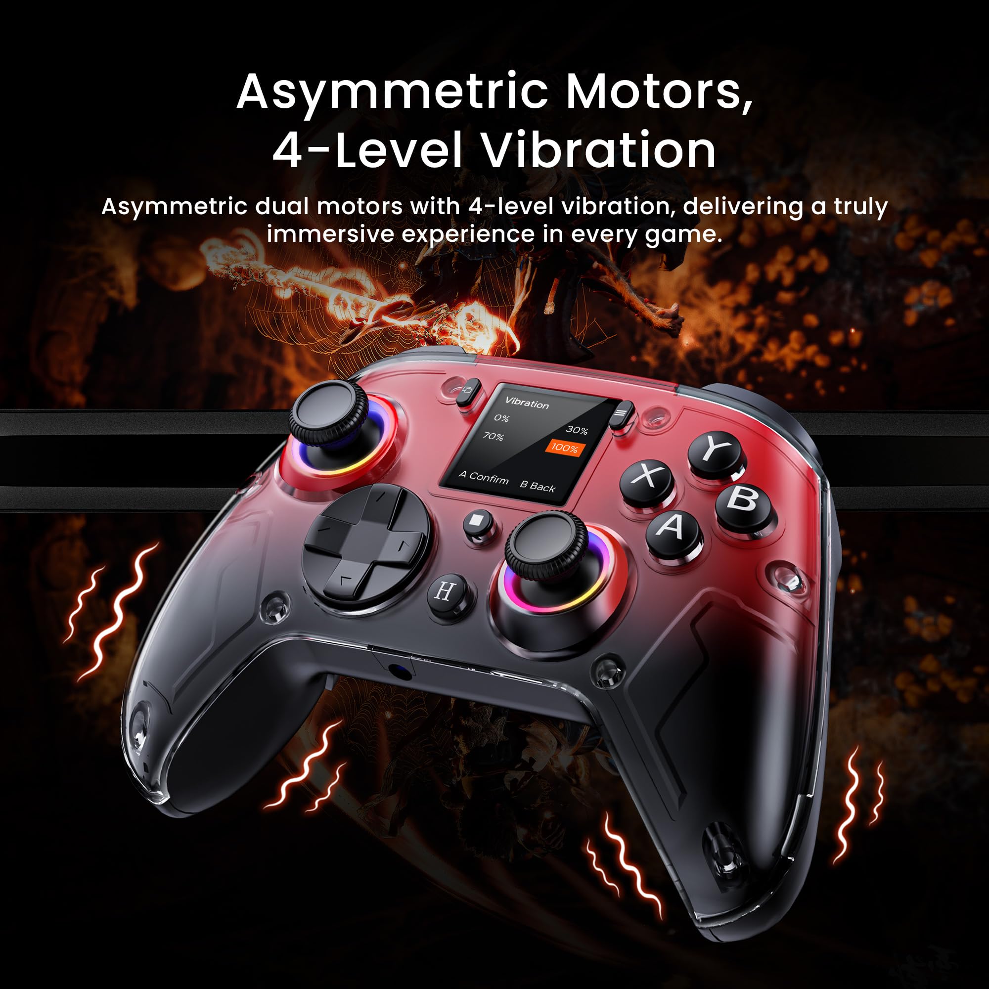 Foto 8 pulgar | Controlador De Juegos Inalámbrico Gusgu G7 Con Pantalla Interactiva - Venta Internacional.
