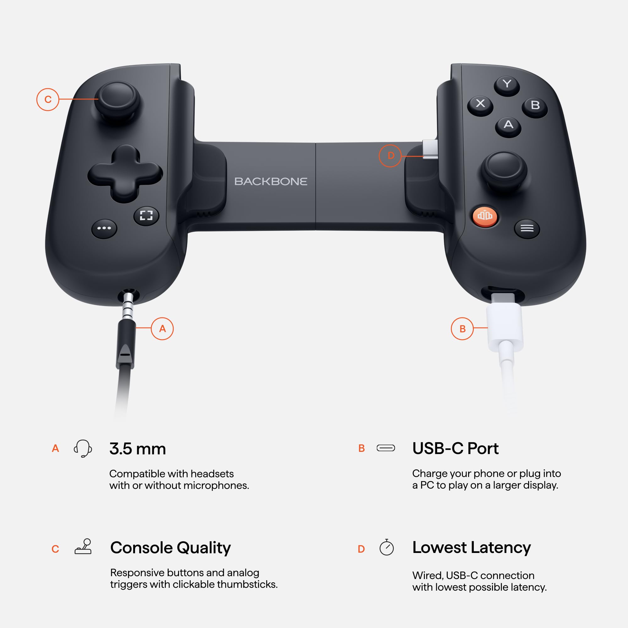 Foto 4 pulgar | Controlador De Juegos Móvil Backbone One Para Android/iphone - Venta Internacional.
