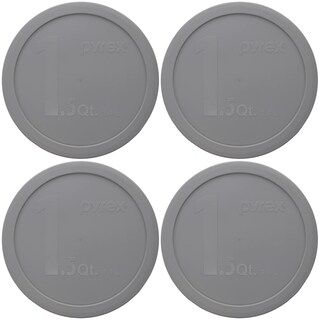 Foto 1 | Tapas Pyrex Para Almacenamiento De Alimentos 323-pc 1 4 L Color Gris Azabache Paquete De 4 - Venta Internacional.