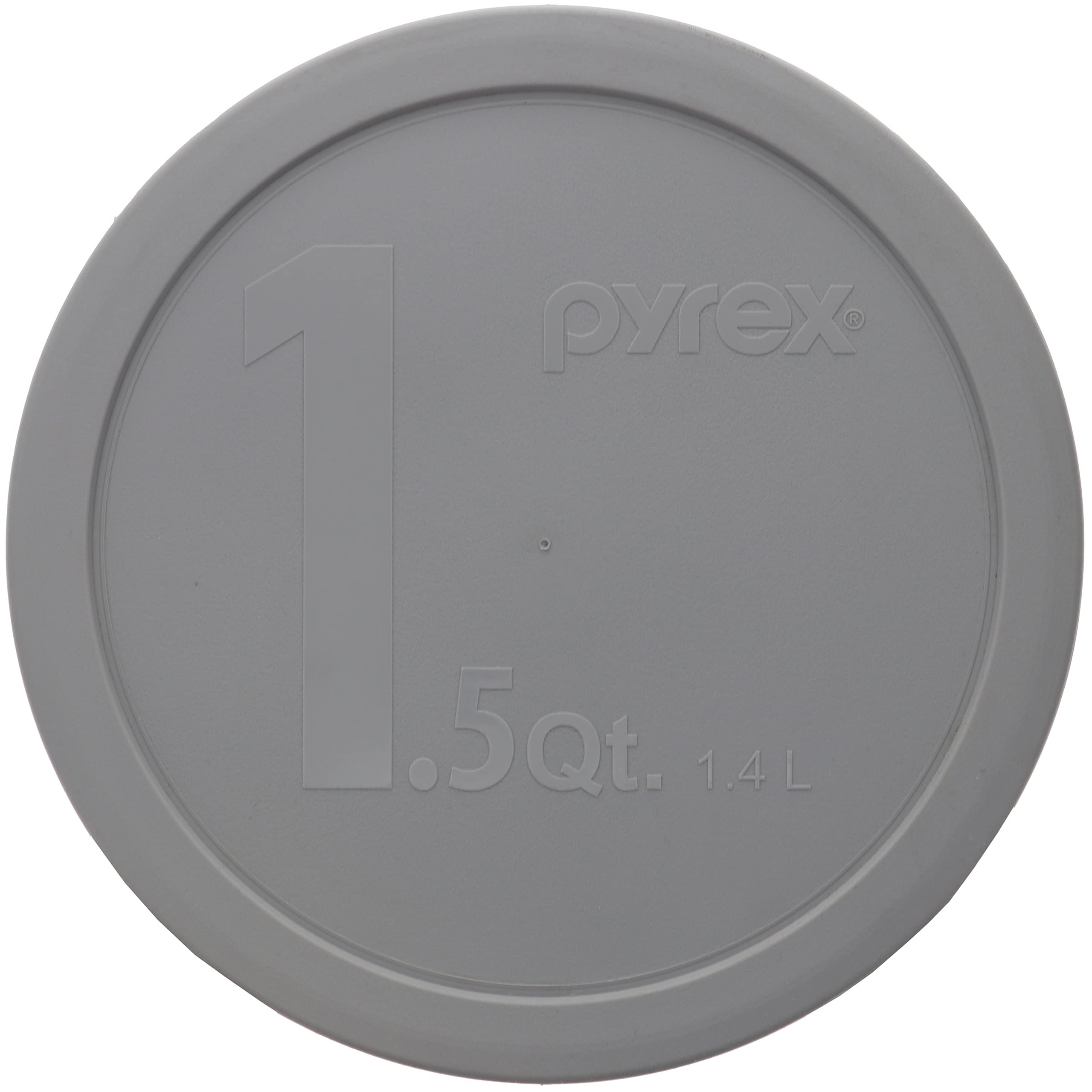 Foto 2 | Tapas Pyrex Para Almacenamiento De Alimentos  323-pc  1 4 L  Color Gris Azabache  Paquete De 4 - Venta Internacional.