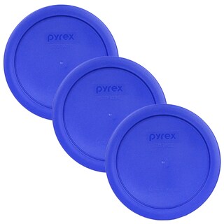 Foto 1 | Tapa De Almacenamiento De Alimentos Pyrex 7201-pc 950 Ml Color Azul Cadete Paquete De 3 - Venta Internacional.