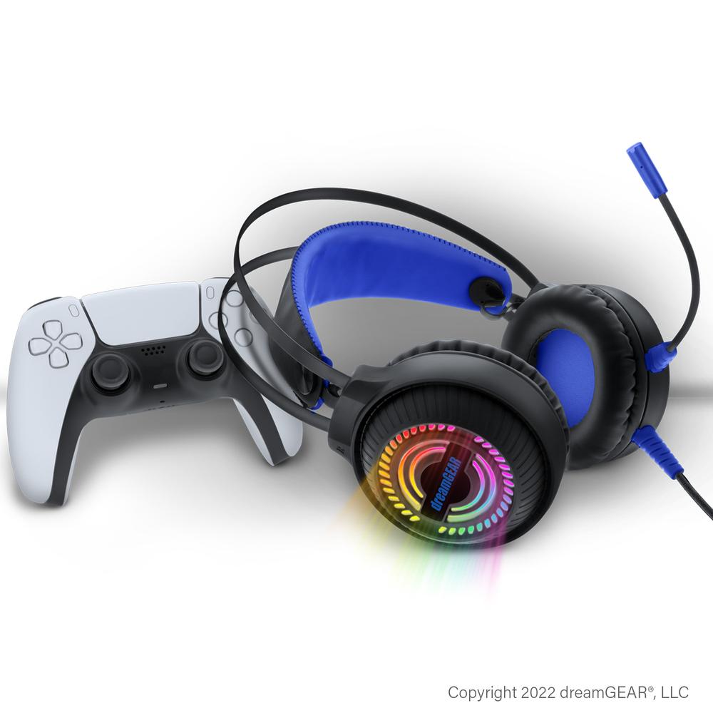 Foto 3 pulgar | Auriculares dreamGEAR DGPS5-7402 color Azul para PlayStation 4 y PlayStation 5