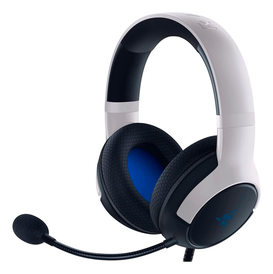 Auriculares Razer Kaira X PS5 Blancos con Controladores TriForce de 50 mm y Micrófono Cardioide HyperClear