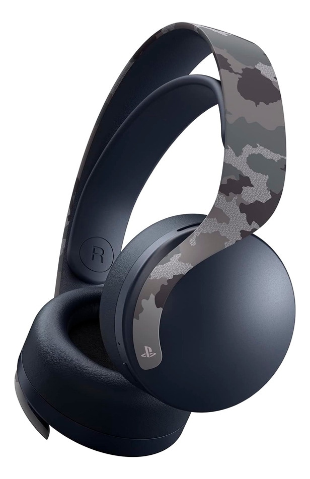 Auriculares Sony Pulse 3d Headset Inalámbricos Playstation 5 - Grey Camo $2,999