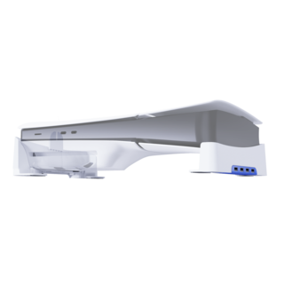 Foto 3 | Soporte Horizontal 4gamers Para Ps5 Slim - Compatible Con Ediciones Disco Y Digital - 4 Puertos Usb - Negro