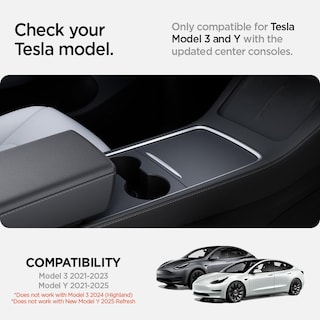 Foto 2 | Bandeja Organizadora Para Consola Central Spigen Tesla Model 3 E Y - Venta Internacional.