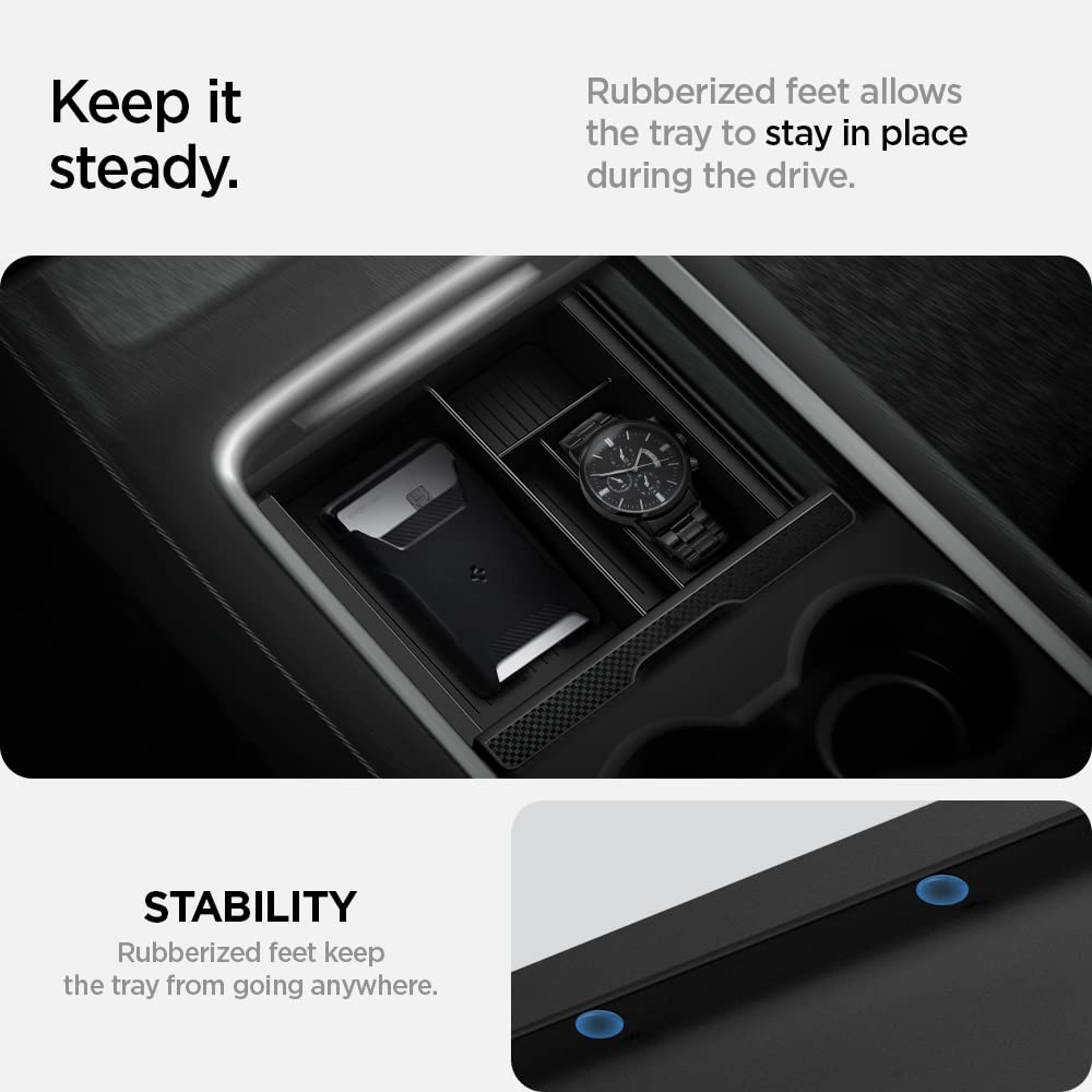 Foto 8 pulgar | Bandeja Organizadora Para Consola Central Spigen Tesla Model 3 E Y - Venta Internacional.