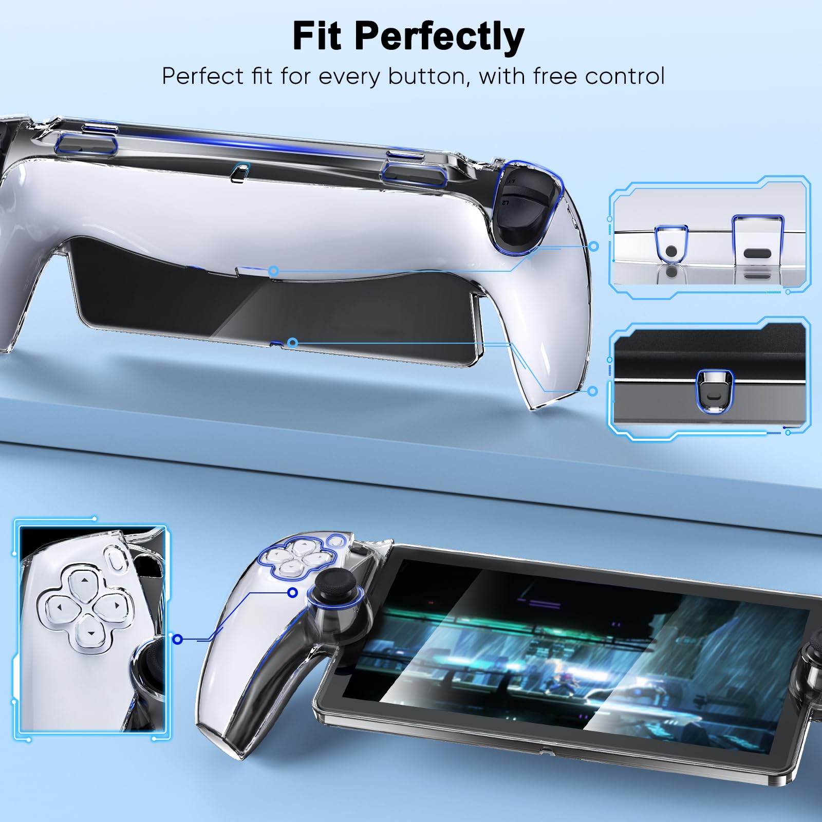 Foto 5 pulgar | Paquete De Accesorios Klipdasse Para Playstation Portal Ps5 - Venta Internacional.