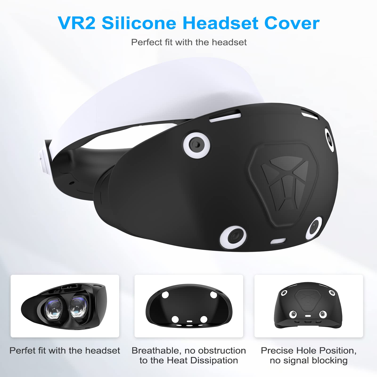 Foto 3 pulgar | Set De Fundas Protectoras Vr Para Playstation Vr2 + Ps5 - Venta Internacional.