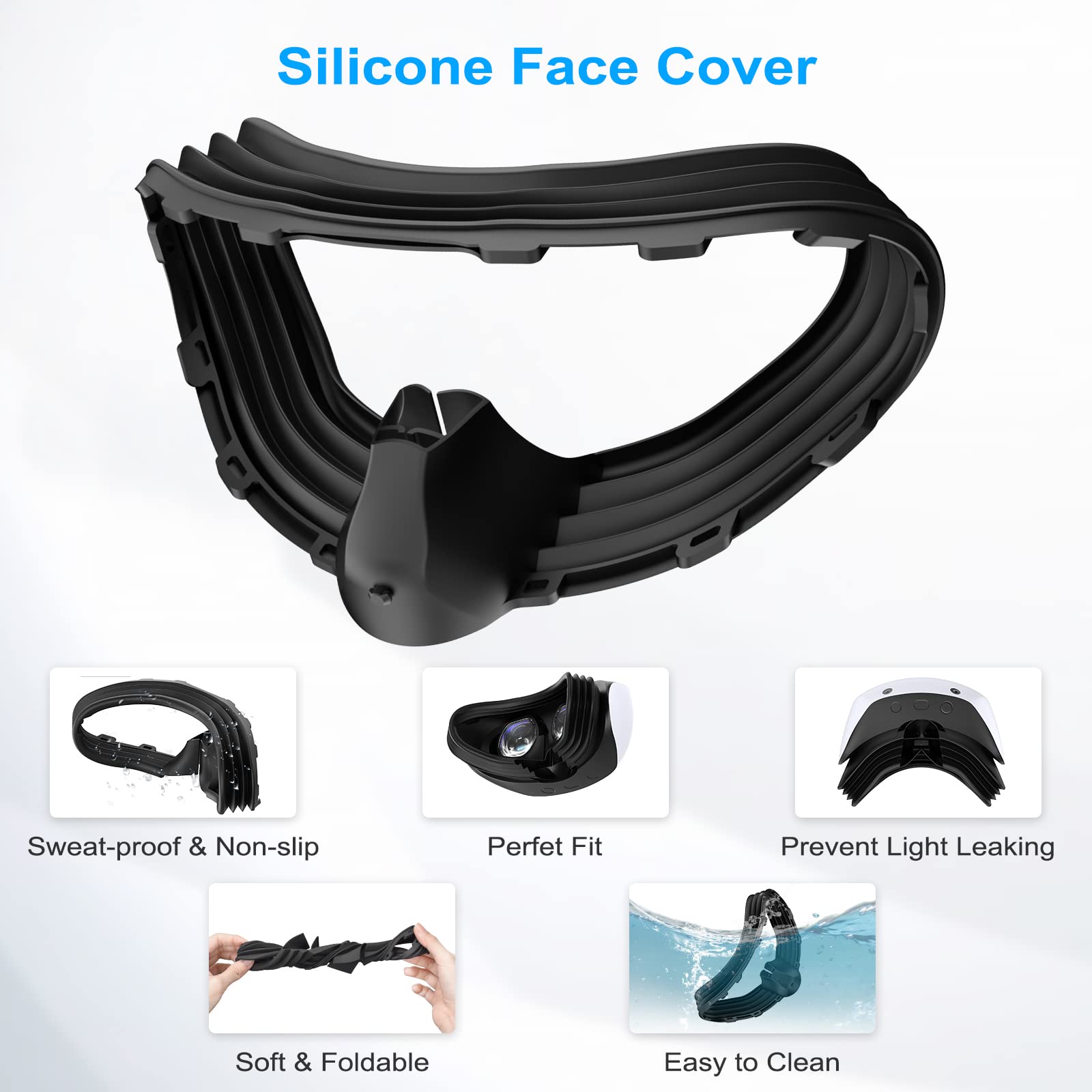 Foto 4 pulgar | Set De Fundas Protectoras Vr Para Playstation Vr2 + Ps5 - Venta Internacional.