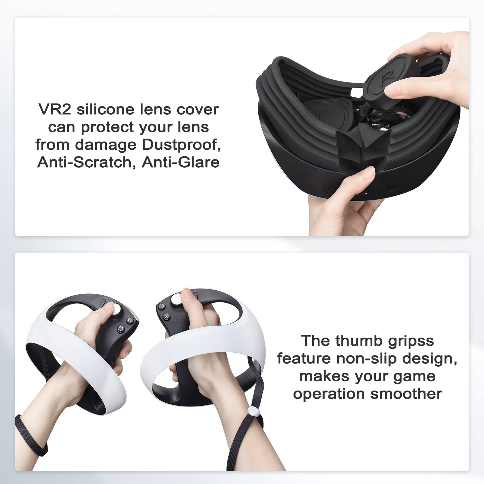 Foto 5 pulgar | Set De Fundas Protectoras Vr Para Playstation Vr2 + Ps5 - Venta Internacional.
