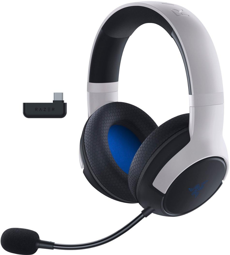 Auriculares Razer Kaira Dual Wireless para Playstation 5 - Venta Internacional