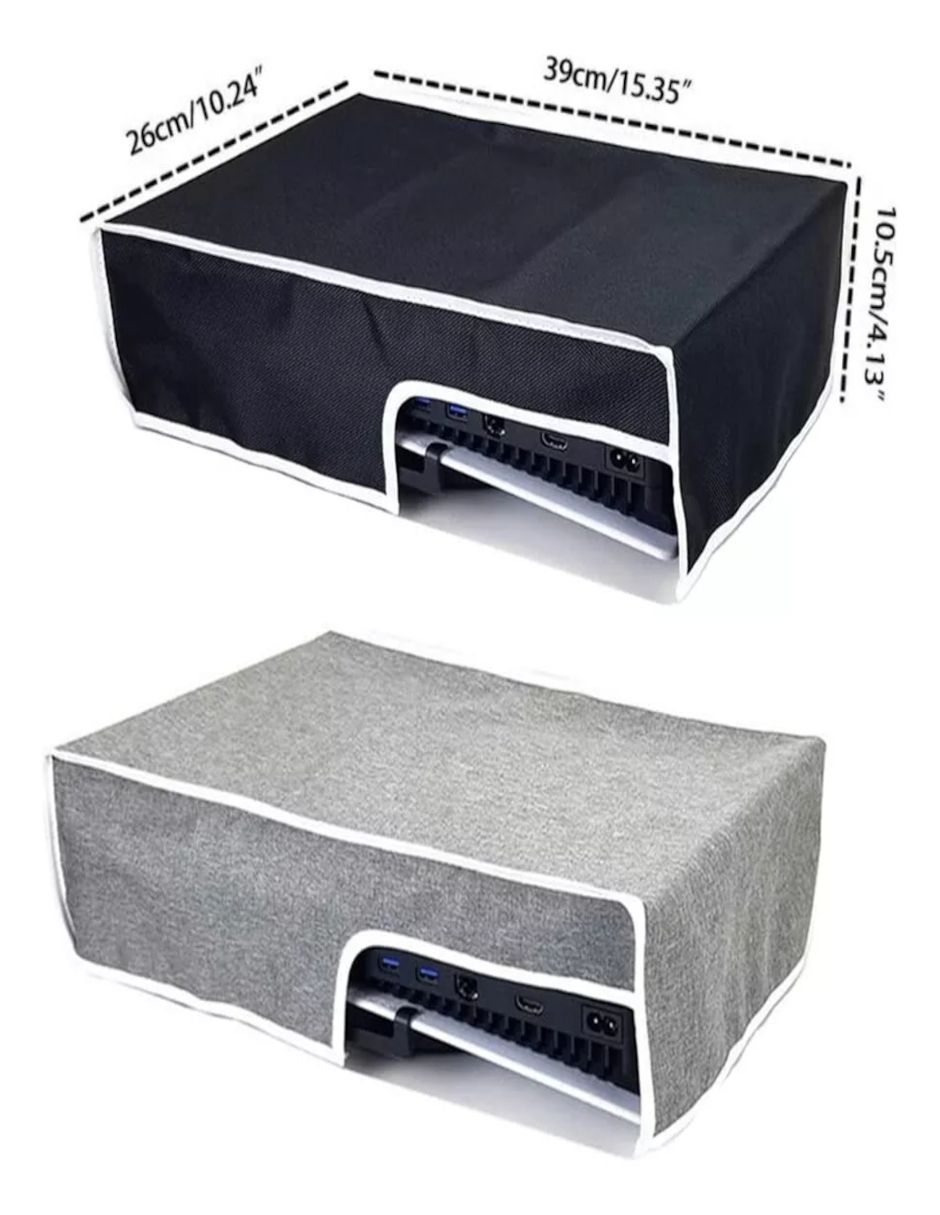 Foto 5 pulgar | Funda Cubrepolvo Gris Güish para PlayStation 5