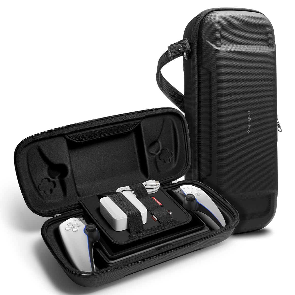 Foto 2 pulgar | Funda De Transporte Spigen Rugged Armor Pro Para Playstation Portal - Venta Internacional.
