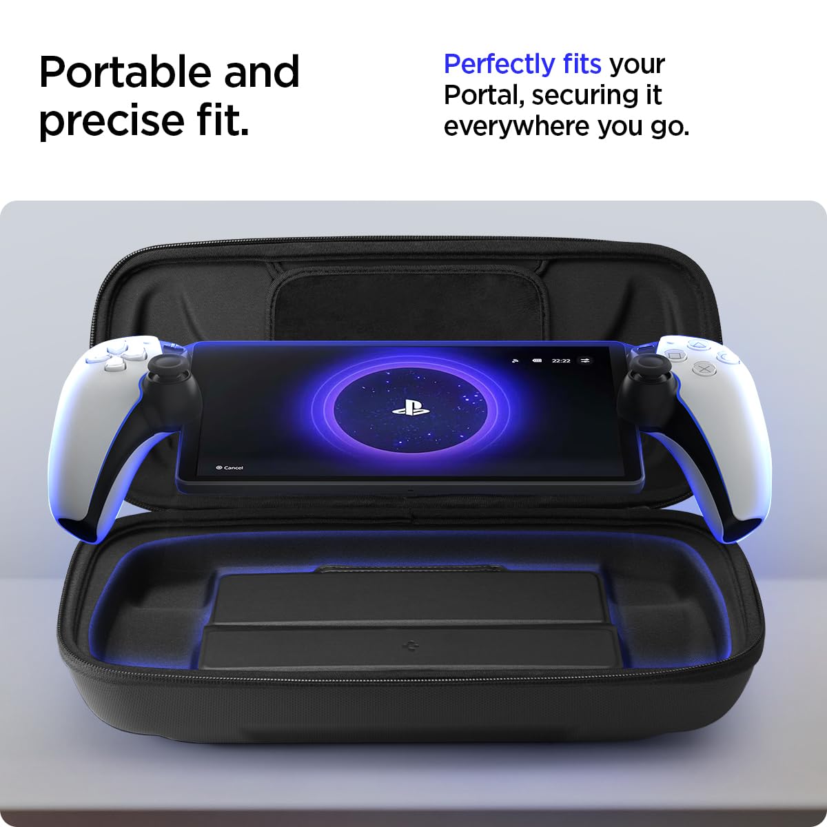 Foto 5 pulgar | Funda De Transporte Spigen Rugged Armor Pro Para Playstation Portal - Venta Internacional.