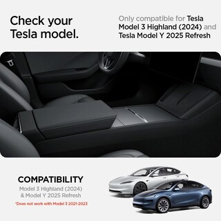 Foto 2 | Bandeja Organizadora Para Consola Central Spigen Tesla Model Y/3 - Venta Internacional.