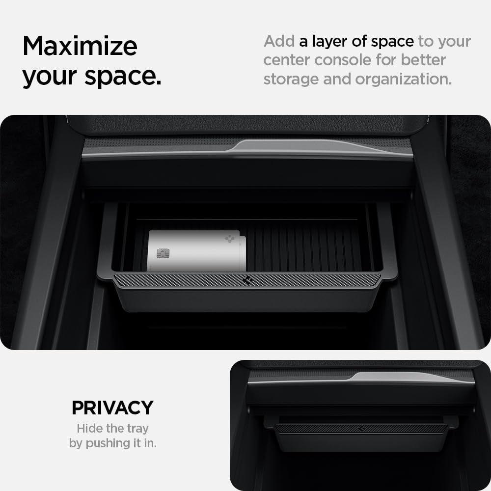 Foto 6 pulgar | Bandeja Organizadora Para Consola Central Spigen Tesla Model Y/3 - Venta Internacional.