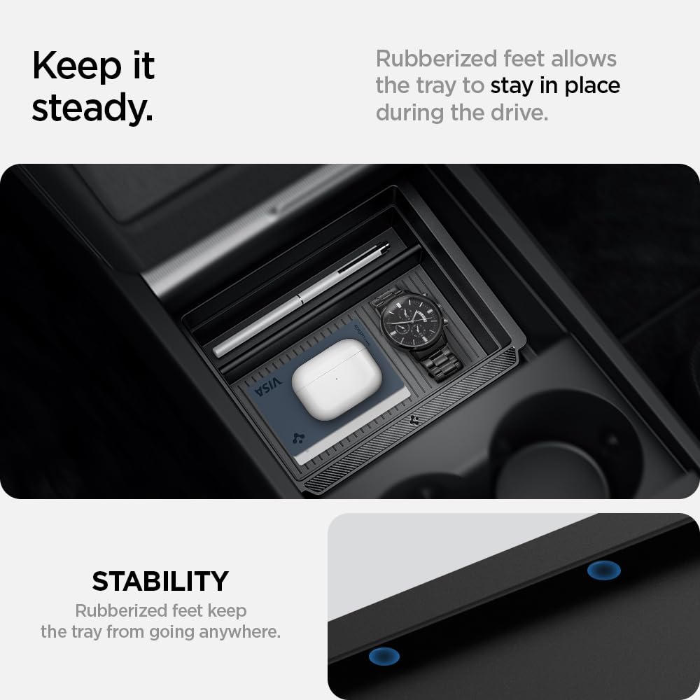 Foto 8 pulgar | Bandeja Organizadora Para Consola Central Spigen Tesla Model Y/3 - Venta Internacional.