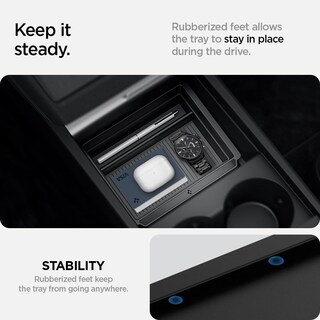Foto 7 | Bandeja Organizadora Para Consola Central Spigen Tesla Model Y/3 - Venta Internacional.