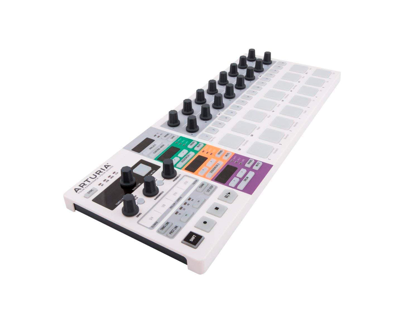 Foto 3 pulgar | Controlador Secuenciador Midi Arturia Beastep Pro color Blanco