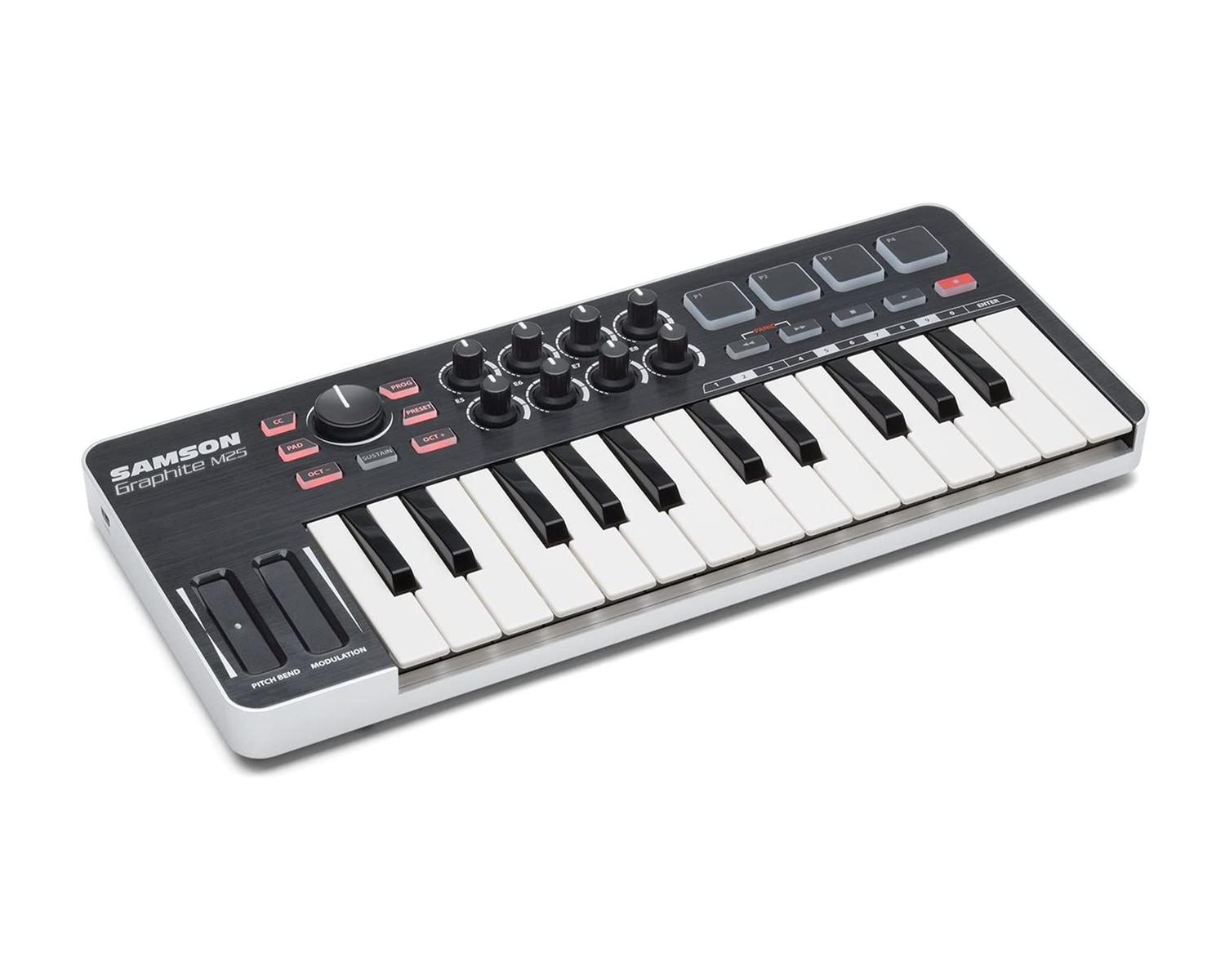 Foto 2 | Controlador Usb/midi Samson Sakgrm 25 Teclas