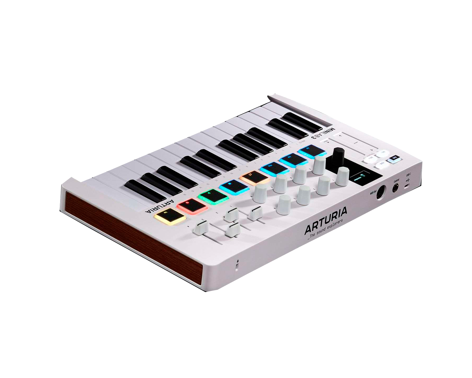 Controlador Arturia Minilab 3 Color Blanco