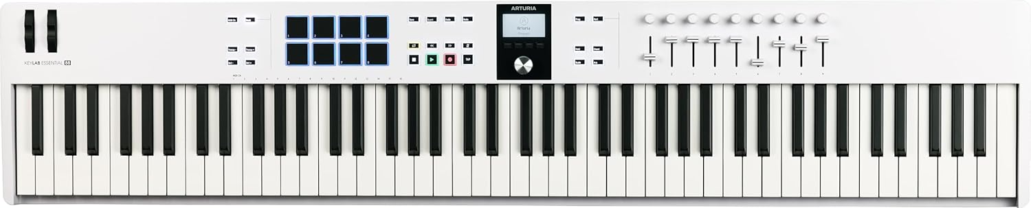 Foto 2 pulgar | Controlador Midi Arturia Keylab Essential 88 Mk3 Color Blanco